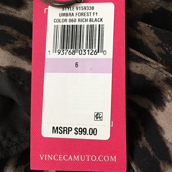 Vince Camuto leopard print pants NWT - Picture 6 of 6